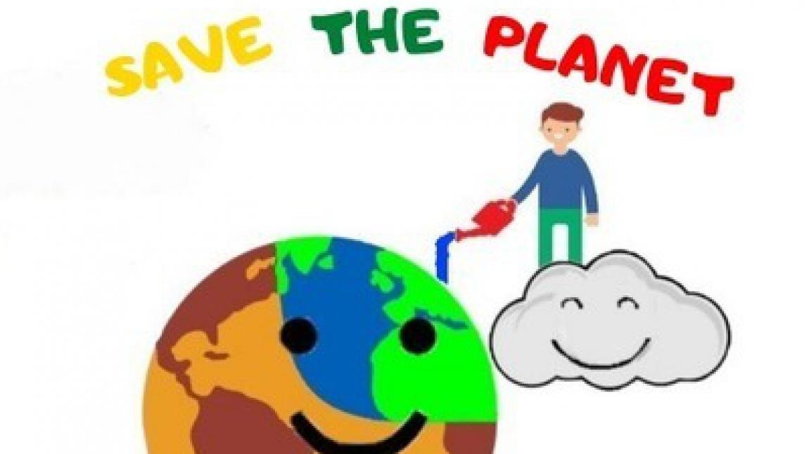 Planet Friends eTwinning Projemizin Logo ve Poster Tasarımları