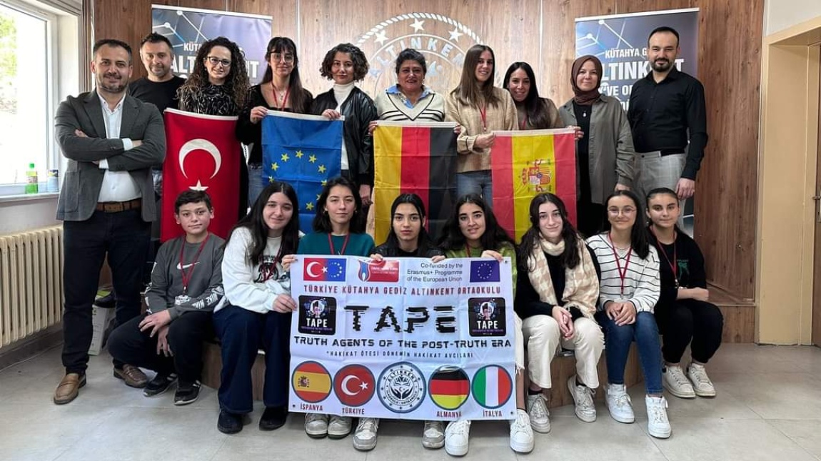 Erasmus+ TAPE projesi Sertifika Töreni